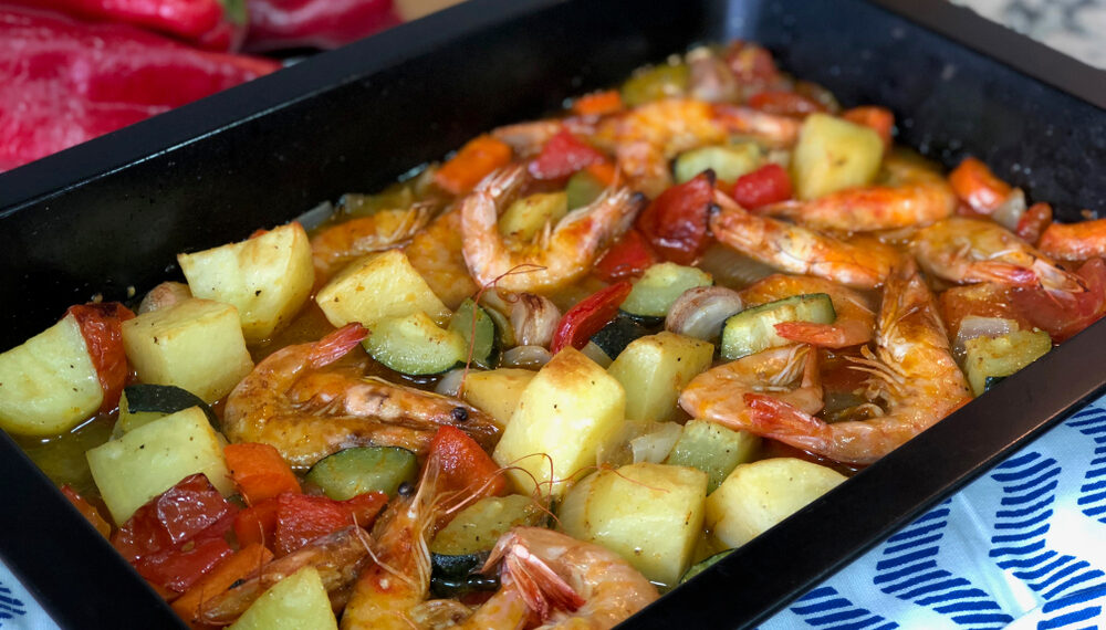 Shrimp and Vegetable Sheet Pan Dinner – The Cooking Master