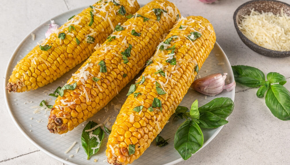 Basil Grilled Corn