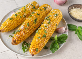 Basil Grilled Corn