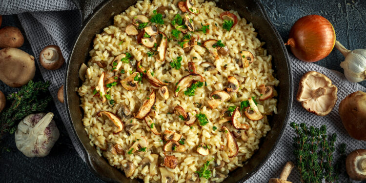 Brown Rice and Vegetable Risotto
