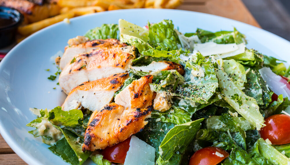 Herbed Chicken Caesar Salad
