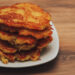 Mashed Potato Pancakes with Maple Syrup