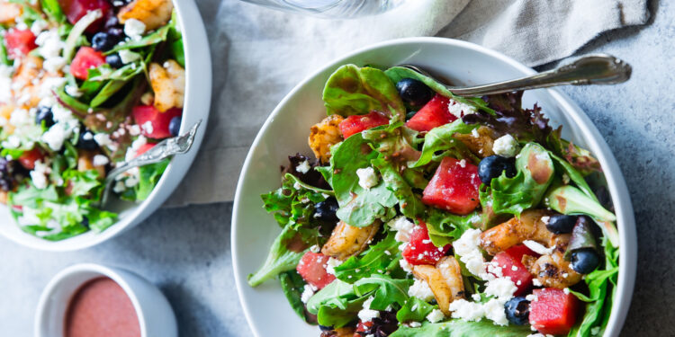 Mozzarella, Avocado and Basil Salad