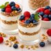 Yogurt with Fruit, Nuts and Rolled Oats