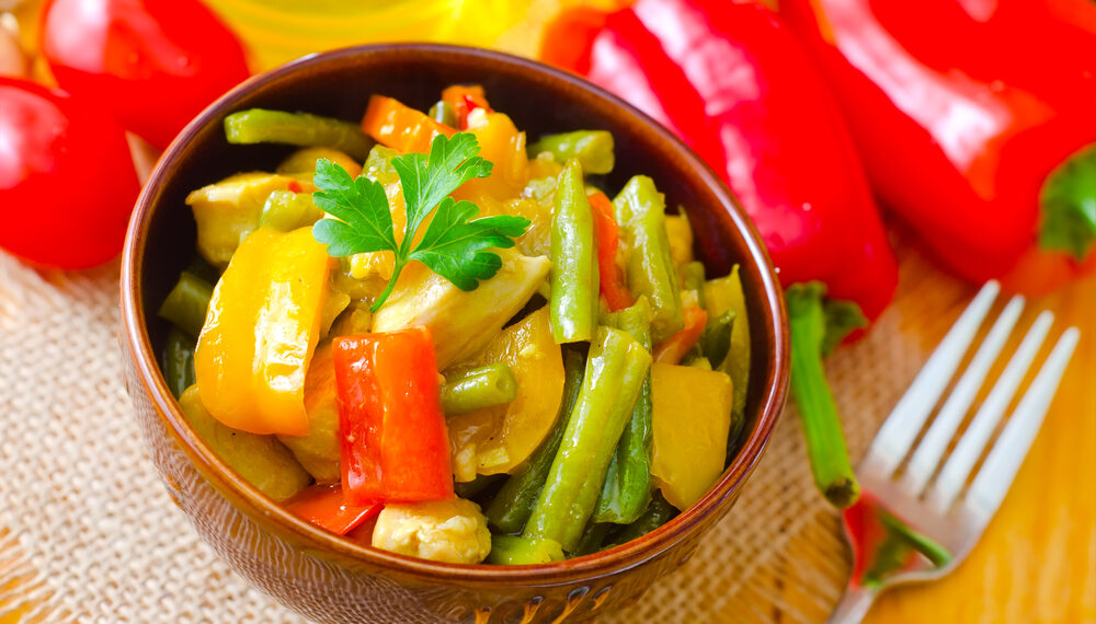 Squash and Green Bean Saute