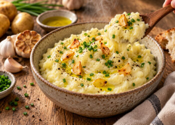 Simple Vegan Garlicky Potatoes