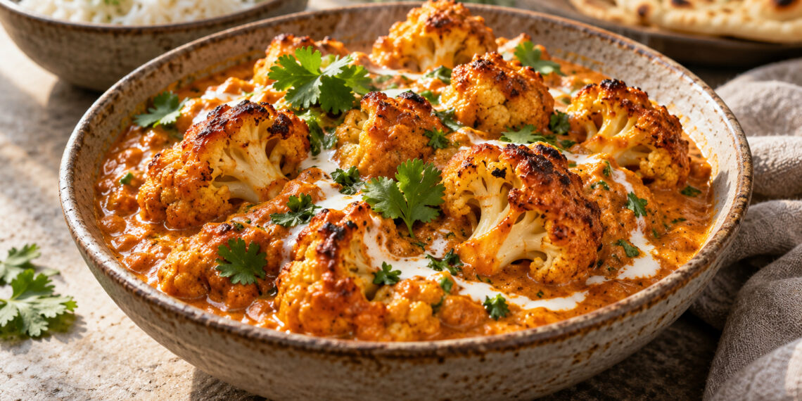 Air-Fryer Vegan Butter Cauliflower