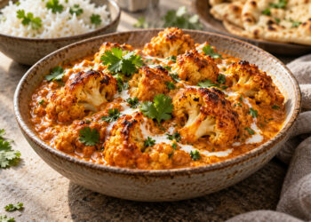 Air-Fryer Vegan Butter Cauliflower
