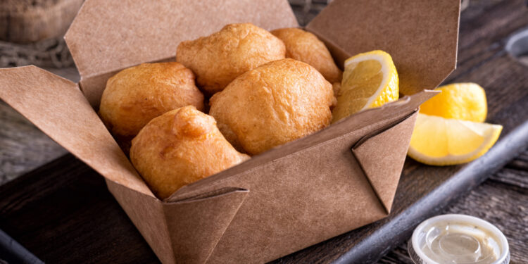 Clam Fritter Snacks