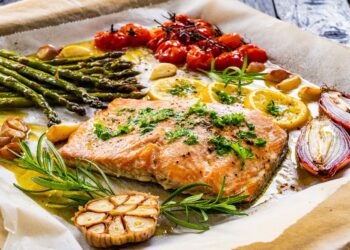 Everything Salmon Sheet Pan Dinner