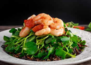 Prawn and Black Rice Salad