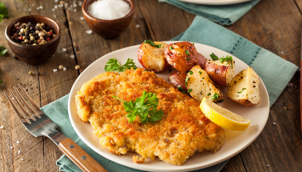 Austrian wiener schnitzel