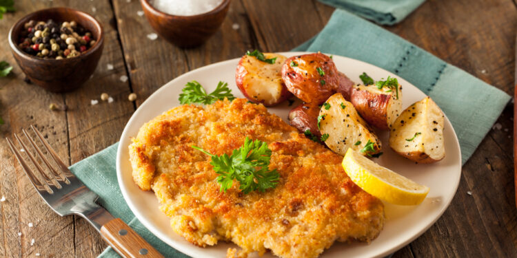 Austrian wiener schnitzel