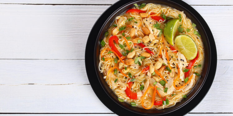 Thai Red Curry Coconut Noodles