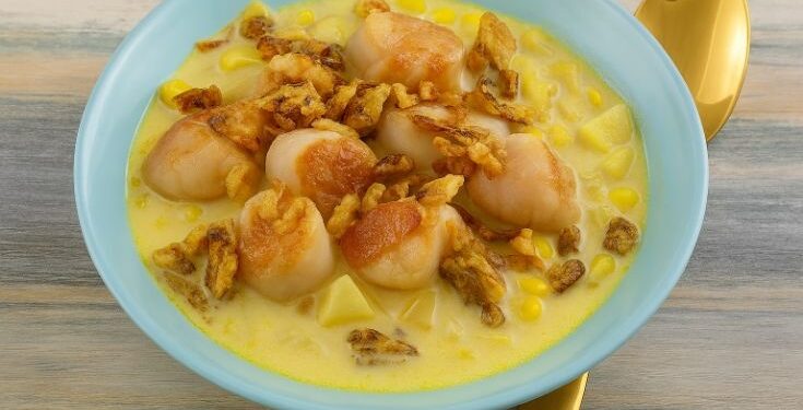 Seared Scallops with Jalapeno Vinaigrette