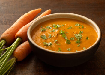 Carrot and coriander soup