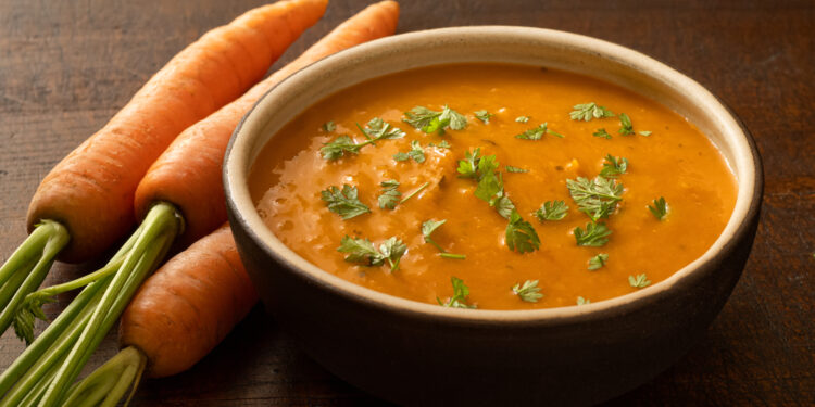 Carrot and coriander soup