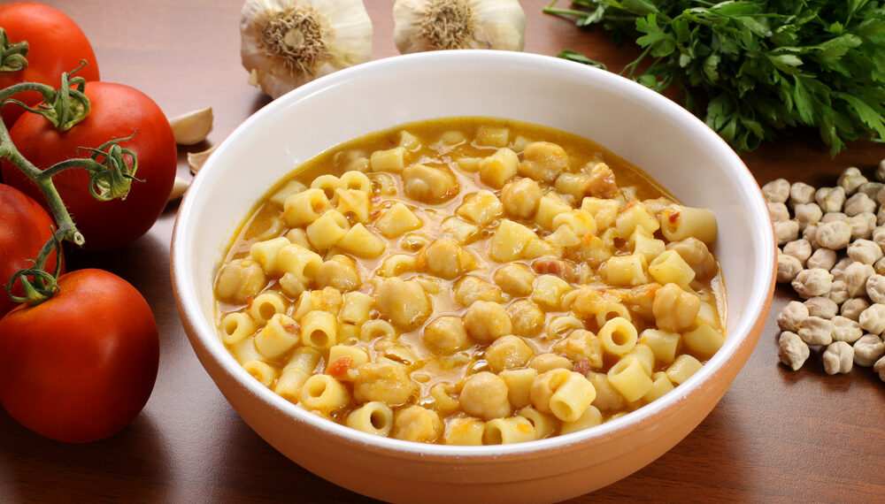 Chickpea Miso Noodle Soup