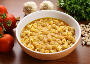 Chickpea Miso Noodle Soup