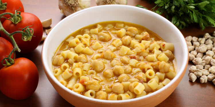 Chickpea Miso Noodle Soup