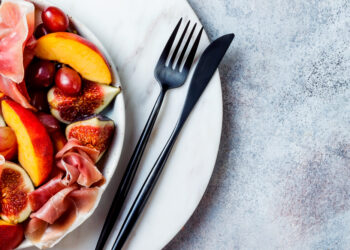 Peach & Burrata Caprese