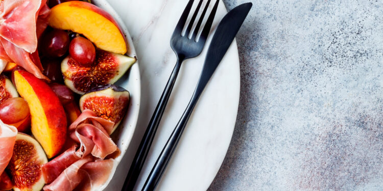 Peach & Burrata Caprese