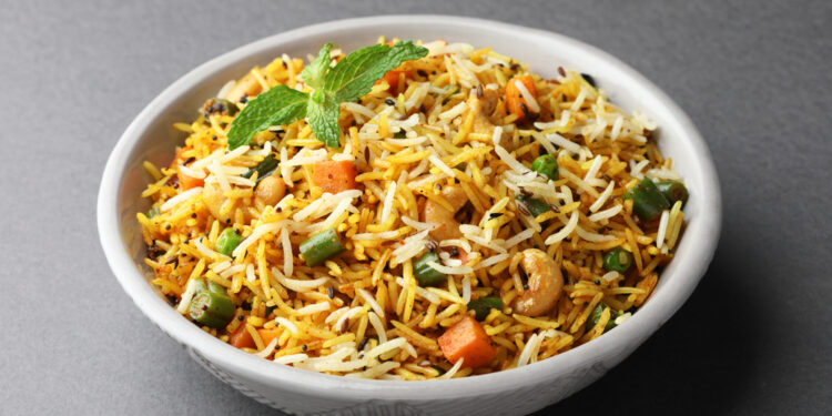 Vegan biryani