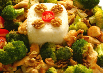 Walnut Broccoli Stir-Fry