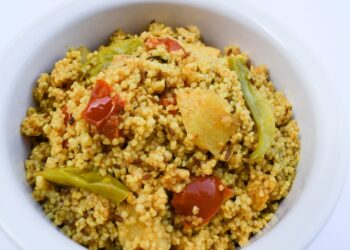 Couscous with Roasted Butternut Squash and Beets