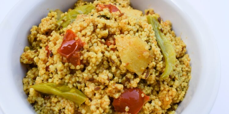 Couscous with Roasted Butternut Squash and Beets