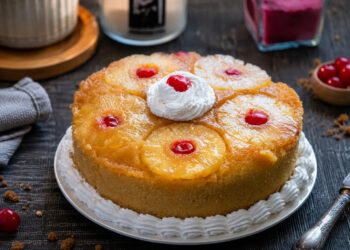 Pineapple Upside-Down Cheesecake