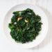 Garlic-Sesame Sauteed Spinach