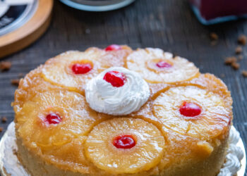 Pineapple Upside-Down Cheesecake