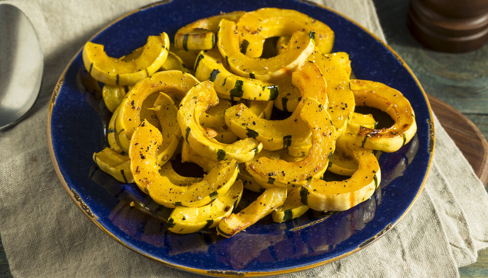 Roasted Delicata Squash with Apples