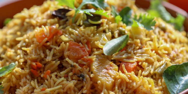 Vegetable Biryani (Tehri)