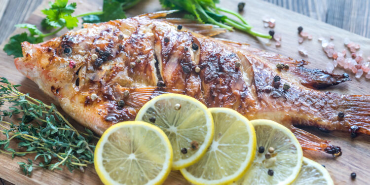 Whole Grilled Tilapia
