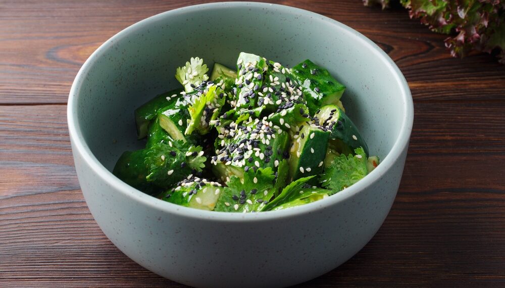 Asian Cucumber Sesame Salad