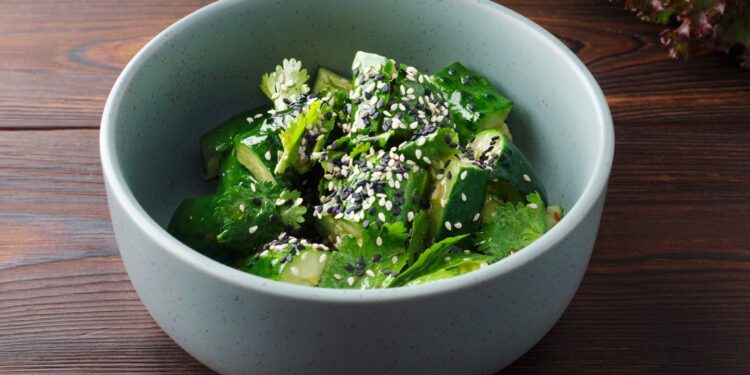 Asian Cucumber Sesame Salad