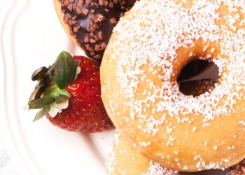 Baked Lemon and Basil Doughnuts