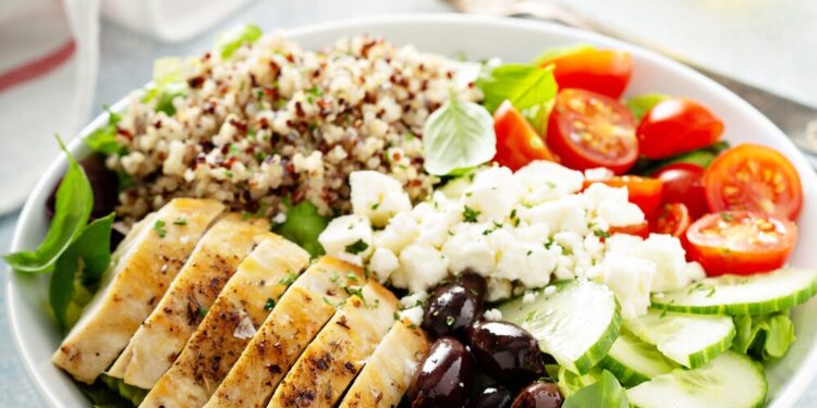 Greek Chicken Bowls