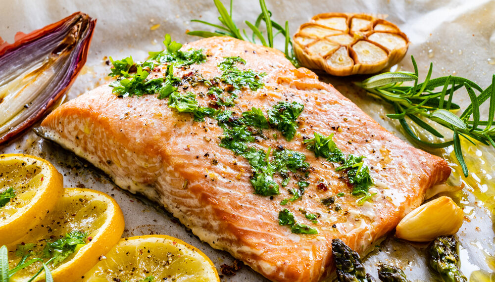 Seafood Sheet Pan Meal