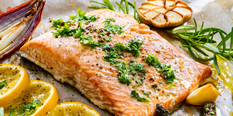 Seafood Sheet Pan Meal