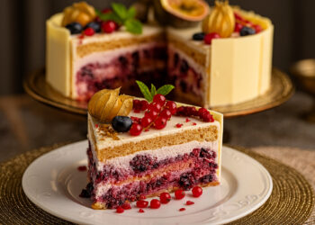 Fruitcake with Sugar Glaze