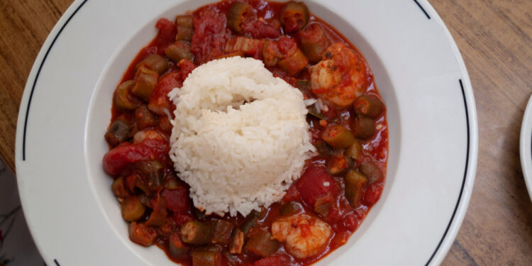 Easy Creole Okra and Shrimp