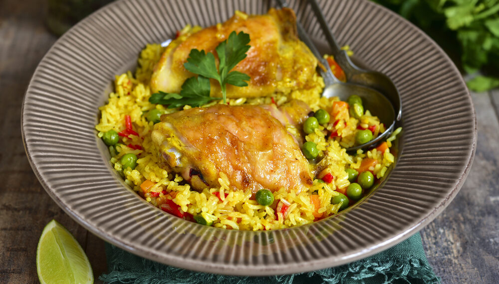 Mexican-Inspired Chicken Thigh and Rice Skillet