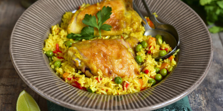 Mexican-Inspired Chicken Thigh and Rice Skillet