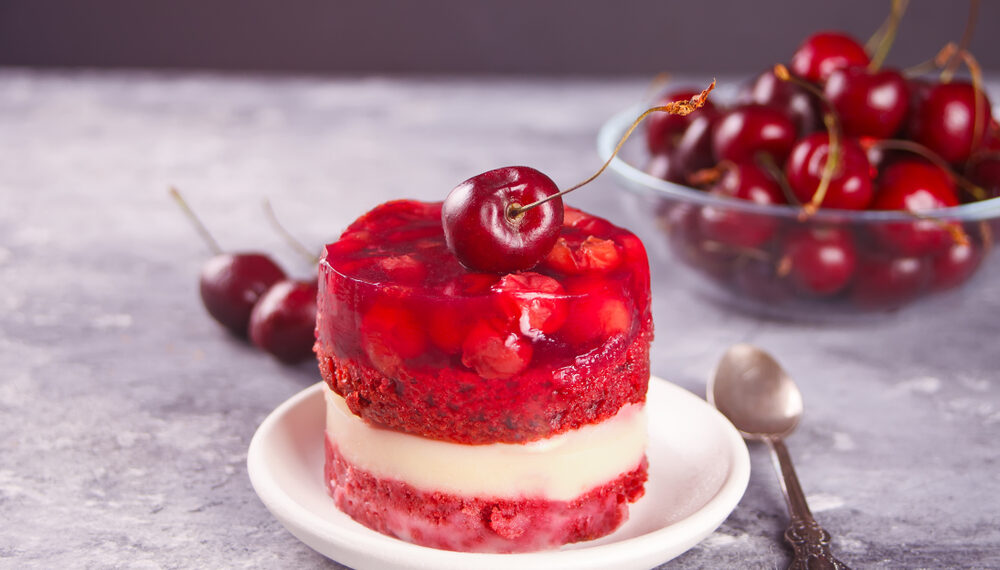 No-Bake Cherry Cream Cheese Dessert