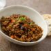 Spicy Low-Carb Eggplant with Beef and Tomatoes