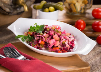 Ukrainian Salat Vinaigrette (Beet Salad)