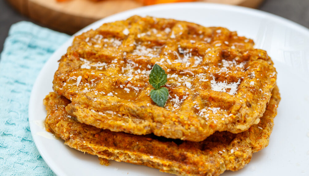 Vegan Pumpkin Waffles